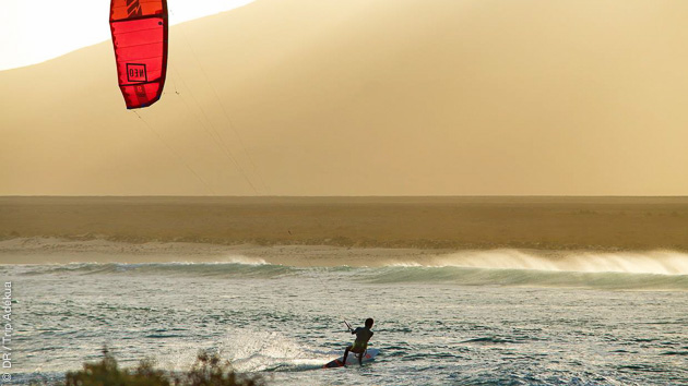 Séjour kite au Cap Vert, sur l'ile de Boa Vista, avec matos et logement