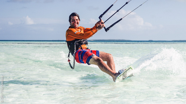 Pour tous niveaux, des cours de kite en décembre à Los Roques, au Venezuela