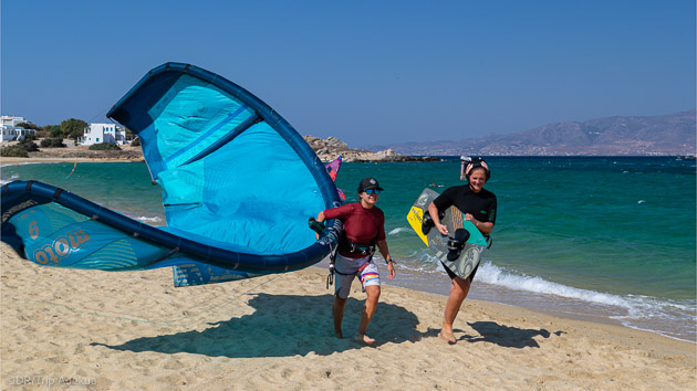Séjour kitesurf à Naxos en Grèce dans les Cyclades