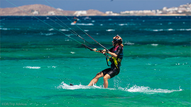 Vacances kitesurf à Naxos en Grèce