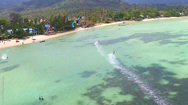 Séjour kitesurf sur les plus beaux lagons de Kho Phangan en Thaïlande