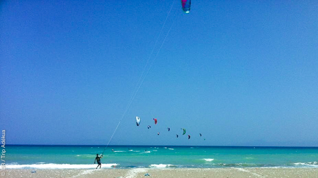 Séjour kitesurf à Rhodes en Grèce