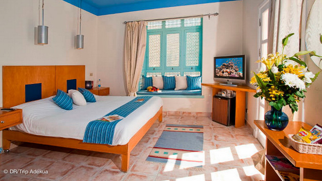votre chambre d'hotel à el gouna pour votre stage de kite