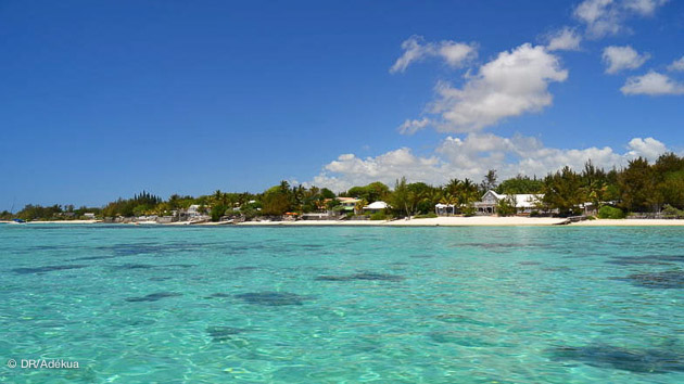 bungalow les pieds dans l'eau sur le spot de kite