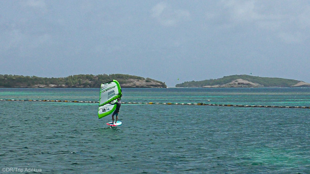 Découvrez le wingfoil dans les meilleures conditions en Martinique