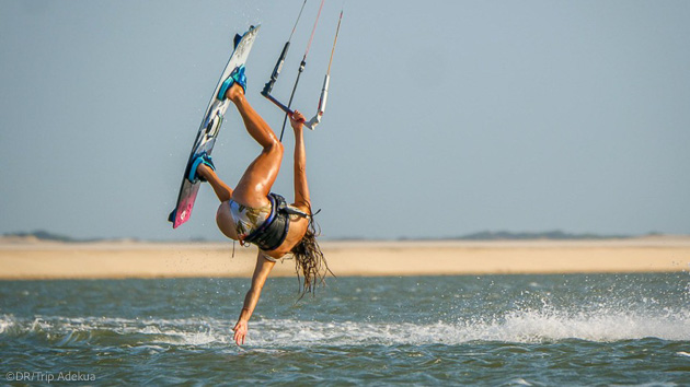 rogressez en kite pendant votre séjour au Brésil avec Isabelle Fabre