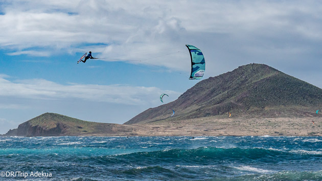 Vacances kite en van sur l'île de Tenerife