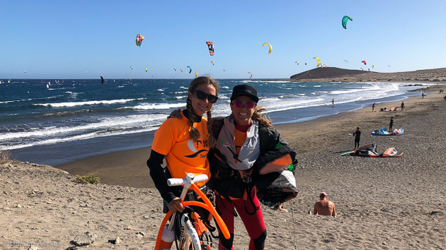 Progressez en kitesurf sur le spot de El Medano à Tenerife