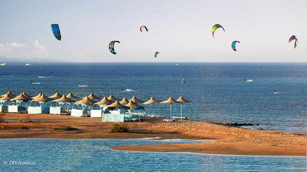 le spot de kite del gouna en face de votre hotel club