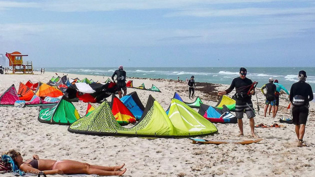 Des sessions de kite inoubliables sur le spot de Miami Beach en Floride