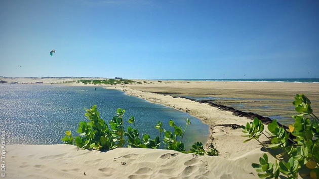 Lagoinha et la lagune do jegue, un cadre idéal pour vos sessions kite au Brésil