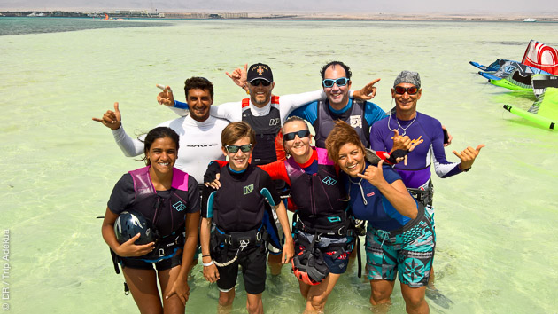 le super spot de kite de soma bay en Egypte