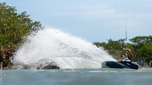 Coaching kitesurf au Brésil, avec un rider pro