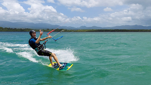Guadeloupe : Séjour kitesurf au Gosier avec bungalow, kite encadré