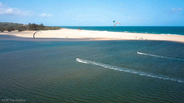 Spot flat ou vagues, venez rider en kite notre lagune paradisiaque
