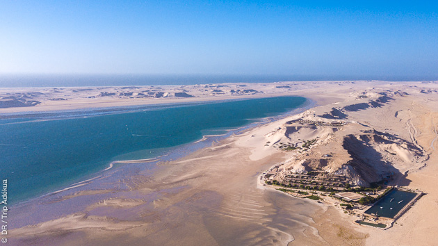 kite à Dakhla en juin