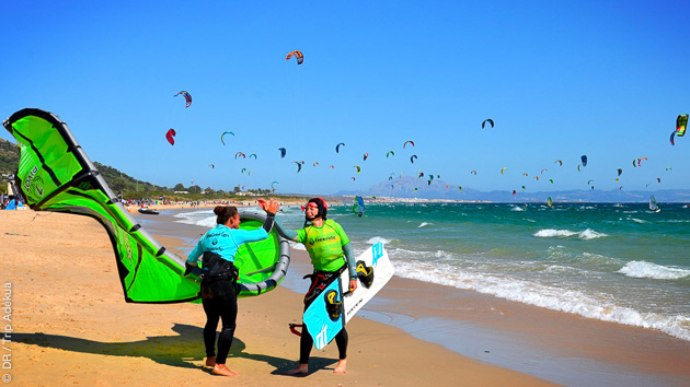 kite à Tarifa en septembre