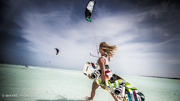 plage de rêve pour le kite à Zanzibar