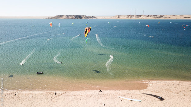 Le spot de kitesurf de Dakhla est l'un des meilleurs au monde