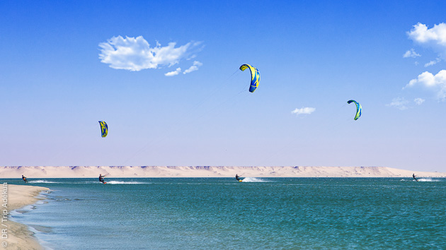 Le spot flat du lagon de Dakhla