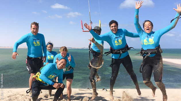 Un séjour kitesurf pour progresser entre amis à Dakhla