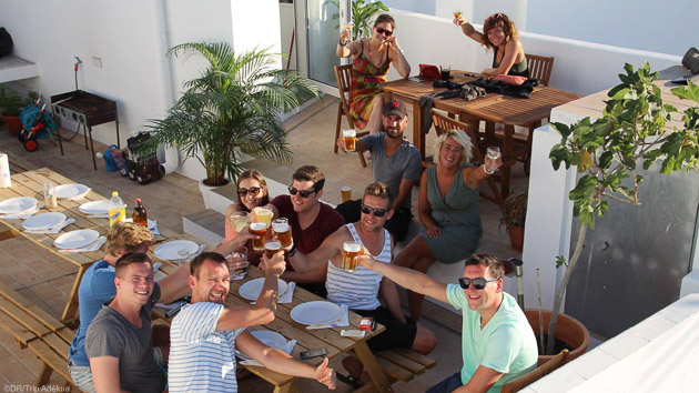 Dortoirs lumineux et confort pour notre surf house à Tarifa