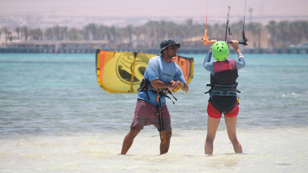 Des cours de kitesurf parfaits pour progresser pendant votre séjour en Egypte