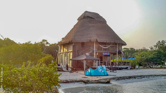 Stage de kitesurf en Colombie avec hébergement en hôtel sur la plage