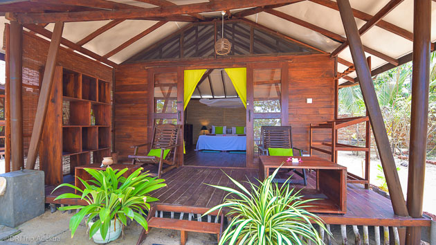 Profitez de votre bungalow tout confort avec terrasse pour votre séjour kite