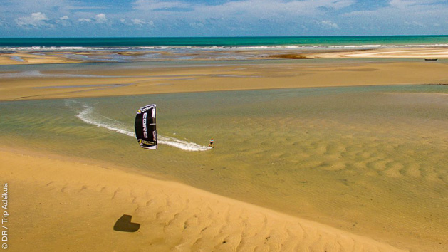 Progressez en kite sur les meilleurs spots de Jeri au Brésil