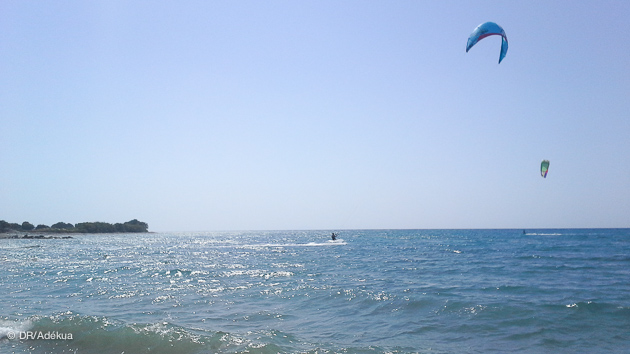 Progressez en kite sur le meilleur spot de l'île de Rhodes
