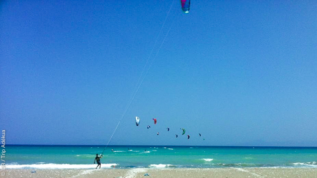 Un séjour kitesurf unique sur l'île de Rhodes en Grèce