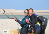 Votre stage de kite sur la lagune d’Obidos - voyages adékua