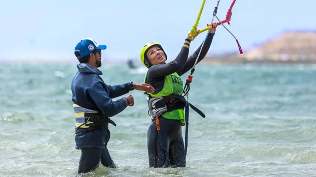 Cours de kitesurf et matériel pour progresser sur la lagune de Dakhla