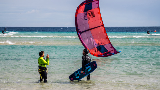 Travaillez vos tricks de kite sur le spot de Sotanvento aux Canaries