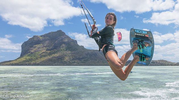 Vacances kite inoubliables à l'île Maurice