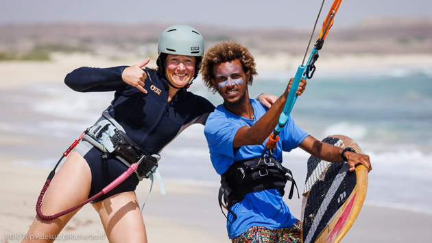 Votre stage de kitesurf pour progresser sur les spots de l'île de Sal au Cap Vert
