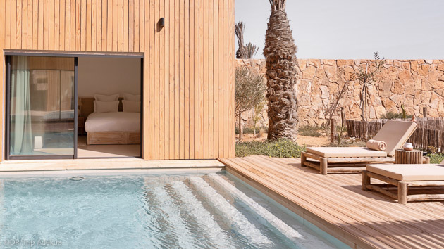 Piscine privée dans votre villa tout confort à Dakhla au Maroc