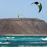 sejour de fou en kite au Cap Vert avec Adekua