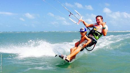 votre voyage kite au paradis au Brésil à Ponta de Maceio