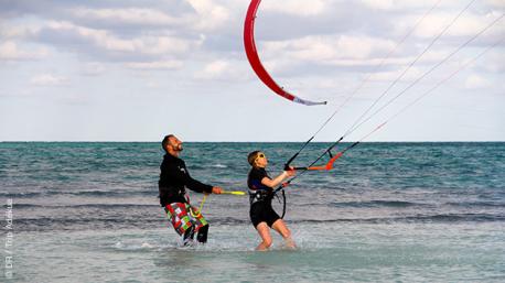 Des cours de kite pour débutant pendant ce séjour à Cayo Coco