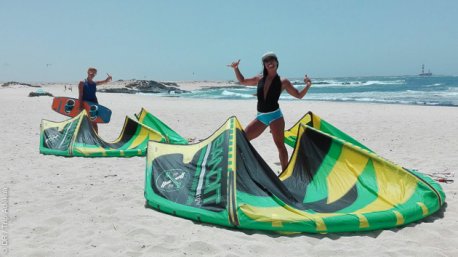 kite au Canaries en été