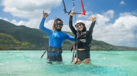Stage de kitesurf à l'île Maurice
