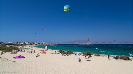 Des vacances kitesurf parfaites sur les meilleurs spots de Naxos