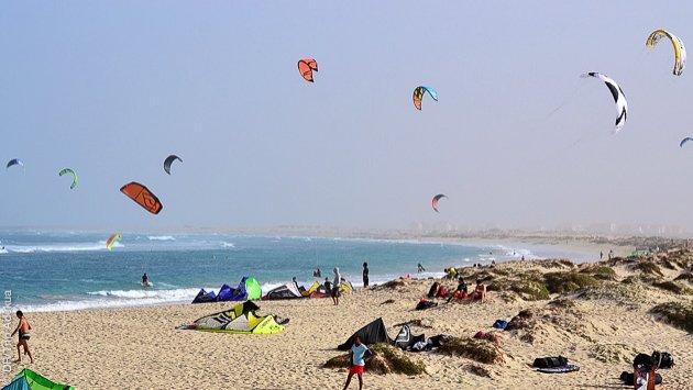 Un séjour kite avec location de matos, sur l'île de Sal, spot de Kite beach